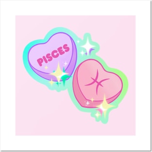 Pisces sweethearts Posters and Art